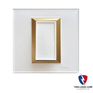 کلید یک پل ویرا مدل پرو اسپرت طلایی سفید