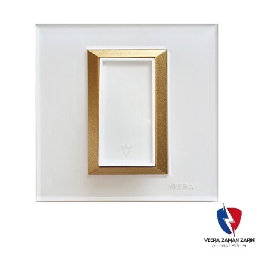 کلید یک پل ویرا مدل پرو اسپرت طلایی سفید