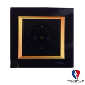 کلید یک پل ویرا مدل پرو اسپرت طلایی مشکی