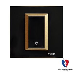 کلید یک پل ویرا مدل پرو اسپرت طلایی مشکی