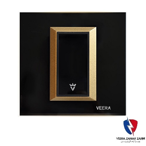 کلید یک پل ویرا مدل پرو اسپرت طلایی مشکی