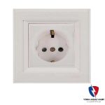 کلید یک پل ویرا مدل پرو کلاسیک سفید سفید