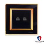 کلید یک پل ویرا مدل پرو کلاسیک طلایی مشکی