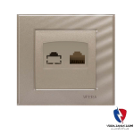 کلید یک پل ویرا مدل کریستال بژ