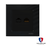 کلید یک پل ویرا مدل کریستال مشکی