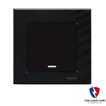 کلید یک پل ویرا مدل کریستال مشکی