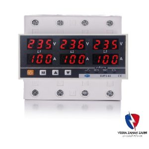 محافظ ولتاژ-جریان 3 فاز 100 آمپر JBH